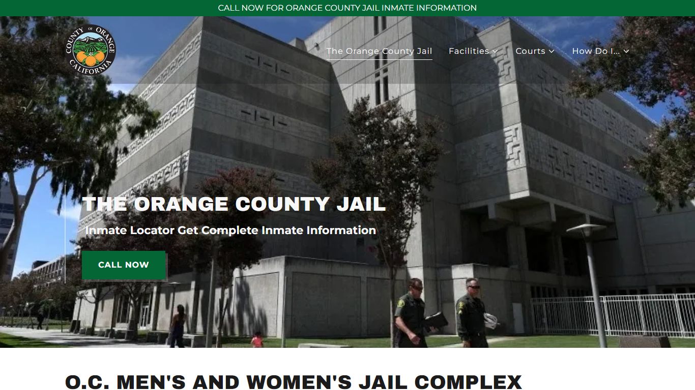 The Orange County Jail | Inmate Locator